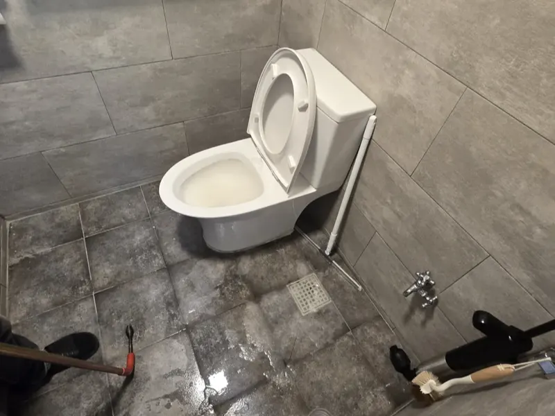 광주 동구 변기막힘 작업사례 6